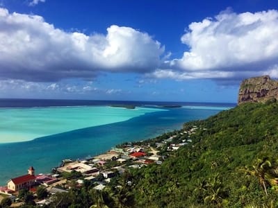 Rando randonnée trek trekking montagne sommet pic sommet mont Teurafaatiu Maupiti Polynésie française