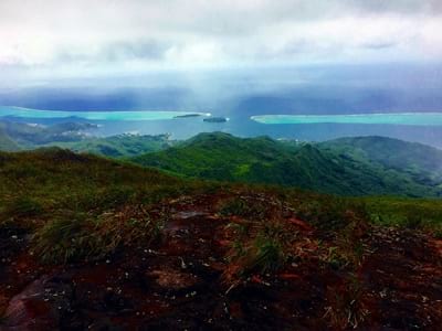 Rando randonnée trek trekking montagne sommet pic plateau mont Temehani Raiatea grande dalle Polynésie française