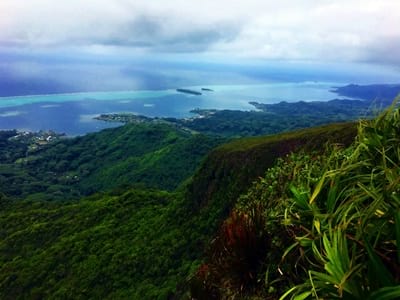 Rando randonnée trek trekking montagne sommet pic plateau mont Temehani Raiatea Polynésie française