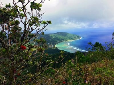 Rando randonnée trek trekking montagne sommet pic mont Manureva Moerai baie Avera Rurutu Polynésie française