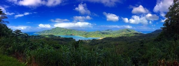 Rando randonnée trek trekking montagne traversière Tahaa baie Haamene Patio Polynésie française