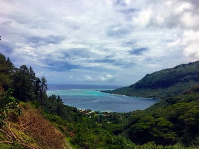 Rando randonnée trek trekking sommet pic montagne magique Moorea baie Opunohu Polynésie française