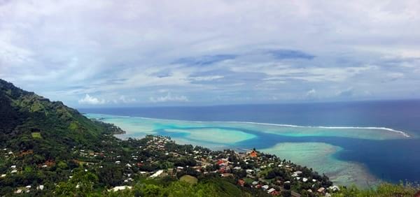 Rando randonnée trek trekking sommet pic montagne magique Moorea lagon Polynésie française