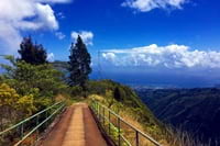 Rando randonnée trek trekking montagne sommet mont Marau diadème antennes Miri Punaauia Tahiti Polynésie française