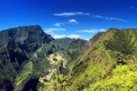Rando randonnée trek trekking montagne sommet ile Tahiti Polynésie française