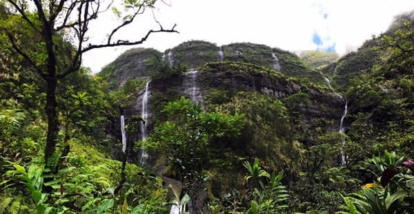 Rando randonnée trek trekking montagne vallée Onohea Tahiti Tiarei cirque cascades Polynésie française